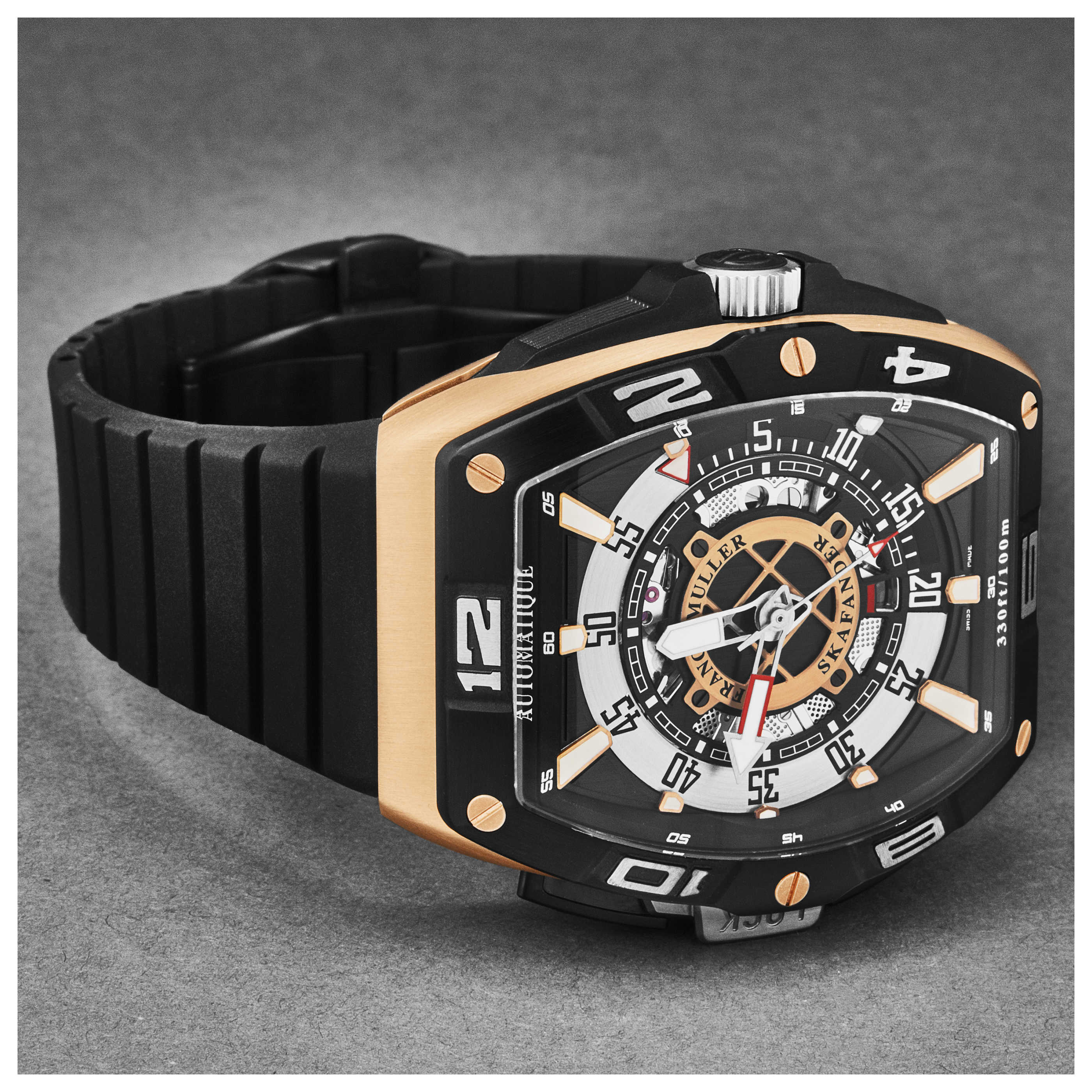 Franck Muller Men's Watch 46SCSKFBLKBKGD2 3 Franck Muller Men's Watch 46SCSKFBLKBKGD2